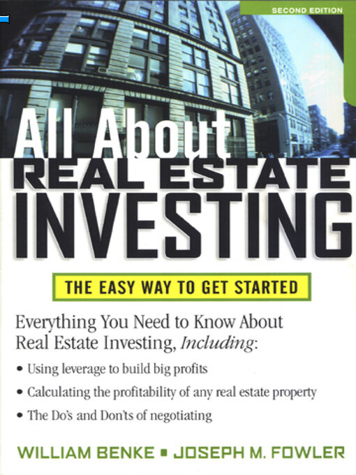 Title details for All About Real Estate Investing by William Benke - Available
